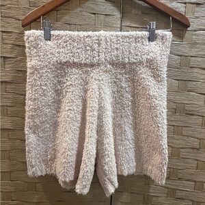 SKIMS Cream Cozy Cream Women's Shorts Size L/XL EUC